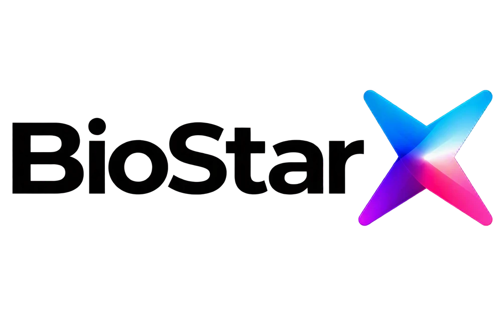 Logotipo original del software Suprema BioStar X